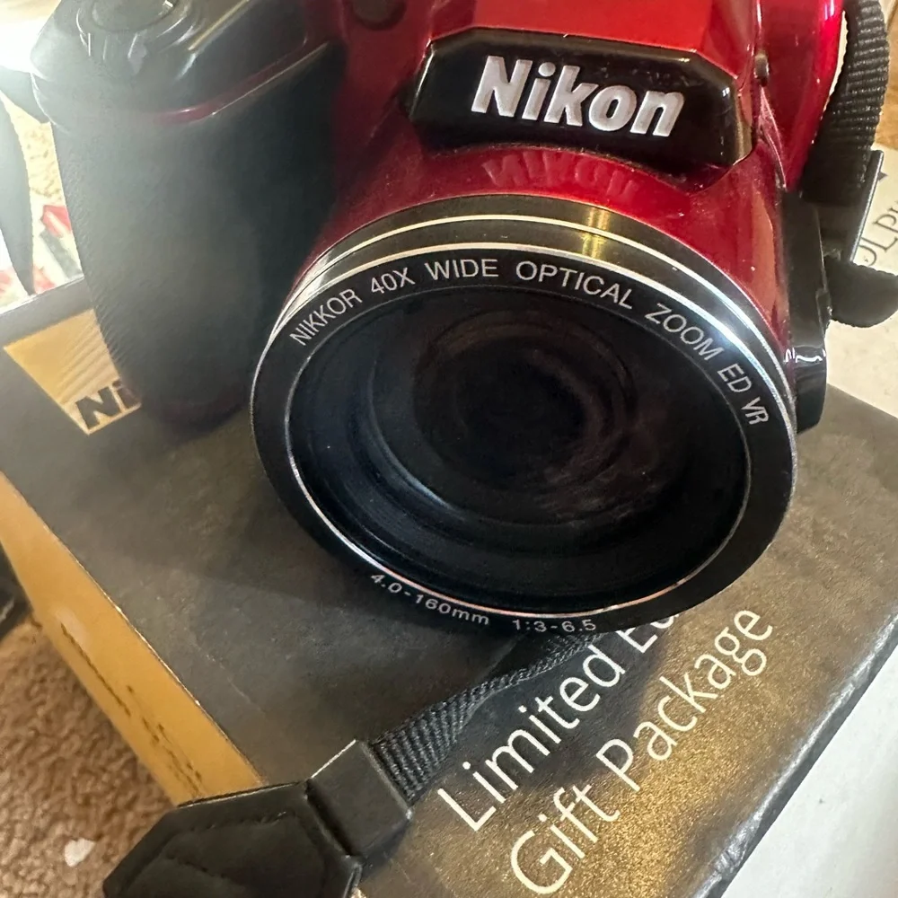 Nikon COOLPIX Red Digital Camera